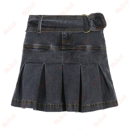 outdoor wear denim girl skirt